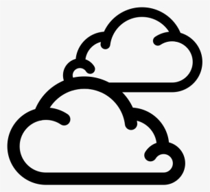 Simple Weather Icons2 Cloudy - Cloudy Weather Icon Png, Transparent Png, Transparent PNG
