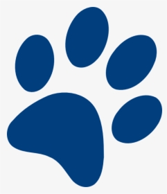 Best Photos Of Blue Paw Print Logo - Yellow Paw Clip Art, HD Png Download, Transparent PNG