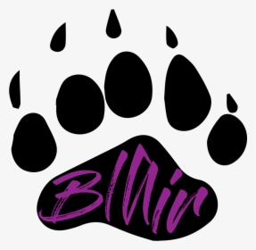 Bear Paw Print , Png Download - Running With The Bears Logo, Transparent Png, Transparent PNG