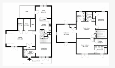 0 For The Bear Paw-northern Lights 3 Bedroom I Floor - Floor Plan, HD Png Download, Transparent PNG