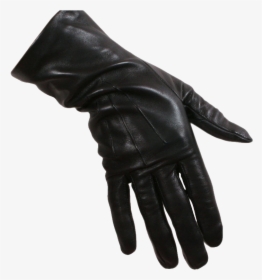 Gloves Png - Black Leather Hand Gloves, Transparent Png, Transparent PNG