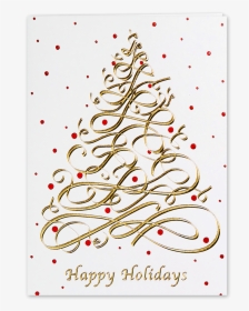 Picture Of Modern Tree Greeting Card - Happy Holiday Greetings, HD Png Download, Transparent PNG