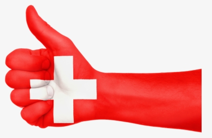 Switzerland Flag Hand - Malawi Flag Png, Transparent Png, Transparent PNG