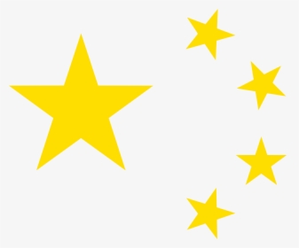 China Flag Yellow Stars - Chinese Flag Yellow Stars, HD Png Download, Transparent PNG