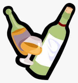 Transparent Liquor Bottles Png - Alcohol Clipart Vector, Png Download, Transparent PNG