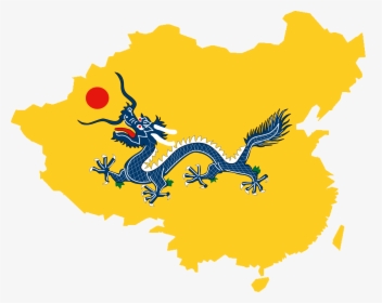 Qing Dynasty Flag Map, HD Png Download, Transparent PNG