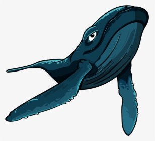 Big Blue Whale - Кит Пнг Гиф, HD Png Download, Transparent PNG