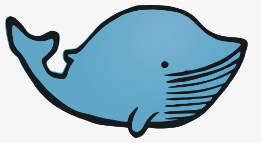 Calm And Blue Whale Pictures - Big Fish Image Clipart, HD Png Download, Transparent PNG