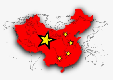 China China Map Map - Blank World Map, HD Png Download, Transparent PNG