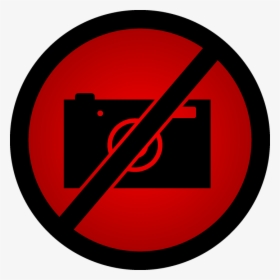 Do Not Take Photos A Ban On Taking Pictures Red - Circle, HD Png Download, Transparent PNG