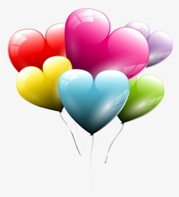 Heart Balloon Png - Png Transparent Balloons Heart, Png Download, Transparent PNG