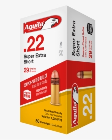 Aguila 22 Short Ammunition Superextra 1b222110 High - .22 Short, HD Png Download, Transparent PNG