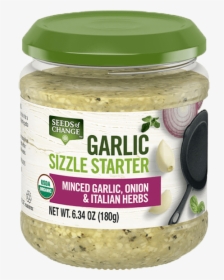 Seeds Of Change™ Sizzle Starter™ Minced Garlic, Onion - Cocktail Onion, HD Png Download, Transparent PNG