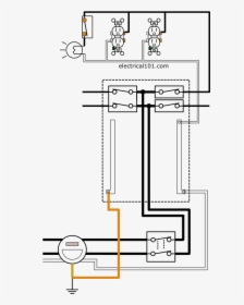 Electrical Panel And Circuit Wiring Diagram - Electrical Circuits, HD Png Download, Transparent PNG