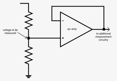 Voltage Follower - Voltage Measurement Techniques, HD Png Download, Transparent PNG