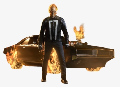 Ghost Rider Png - Ghost Rider Robbie Reyes Agents Of Shield, Transparent Png, Transparent PNG
