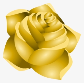 Rose 22 Clip Arts - Yellow Rose Colored Drawing, HD Png Download, Transparent PNG