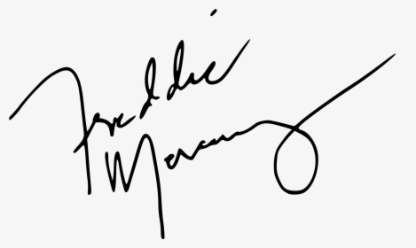 Freddie Mercury Png - Freddie Mercury Signature Png, Transparent Png, Transparent PNG