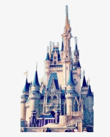 #disney #disneyland #disneyworld #minie #mike #castillo - Disney World, Cinderella Castle, HD Png Download, Transparent PNG
