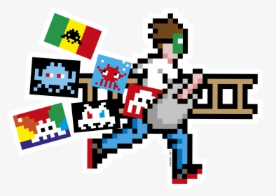 Space Invaders - Jean-paul Rouve, HD Png Download, Transparent PNG