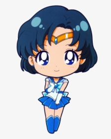 Sailor Mercury Chibi, HD Png Download, Transparent PNG