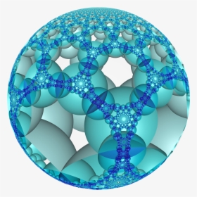 Hyperbolic Honeycomb 3 6 6 Poincare - Circle, HD Png Download, Transparent PNG