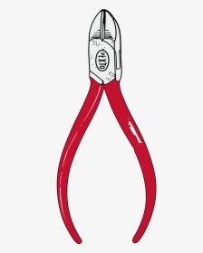 Pliers Tool Cutter Free Picture - Diagonal Cutting Pliers Drawing, HD Png Download, Transparent PNG