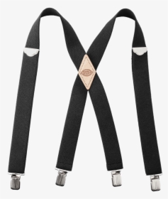 Work Suspenders - Black Clip On Suspenders, HD Png Download, Transparent PNG