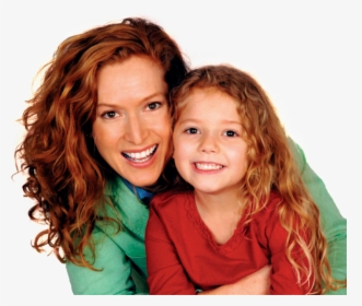 Smiling Mother Hugging Child From Behind - Mother, HD Png Download, Transparent PNG