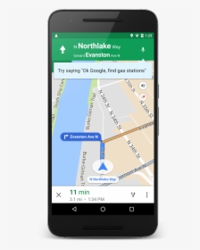 Navigation Google Maps Phone, HD Png Download, Transparent PNG