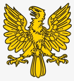 Golden Clip Art At - Golden Eagle Flag Transparent, HD Png Download, Transparent PNG