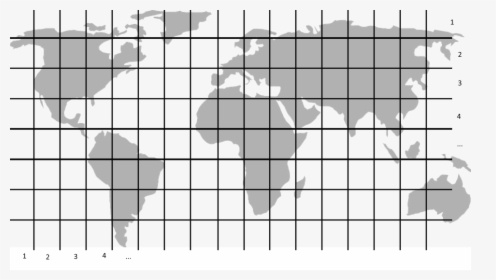 Map Sections - Coordinates Map, HD Png Download, Transparent PNG
