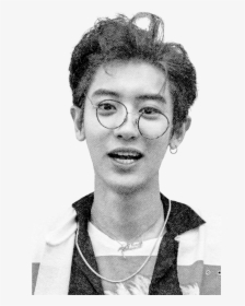 Chanyeol, Exo, And Kpop Image - Chanyeol Black And White, HD Png Download, Transparent PNG