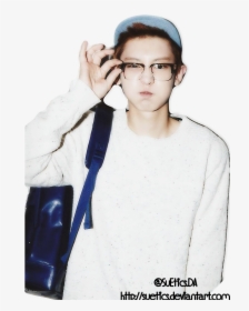 Chanyeol With Glasses, HD Png Download, Transparent PNG