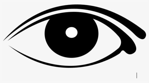 Eyeball Png Free - Human Eyes Clipart Black And White, Transparent Png, Transparent PNG
