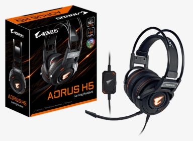 Aorus H5 Gaming Headset, HD Png Download, Transparent PNG