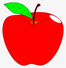 Food, Apple Red Ripe Leaf Fruit Food Healthy Fre - Transparent Background Clipart Apple Png, Png Download, Transparent PNG