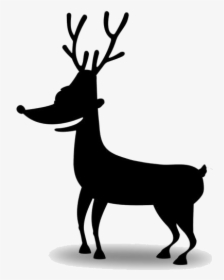 Buck Deer Png Transparent Images - Reindeer Cartoon, Png Download, Transparent PNG