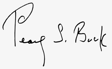 Pearl S Buck Signature, HD Png Download, Transparent PNG
