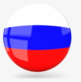 Glossy Round Icon - Russia Flag Icon Png, Transparent Png, Transparent PNG