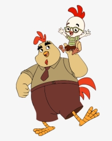 Chicken Little And Father Buck Clipart Png - Disney Chicken Little Clipart, Transparent Png, Transparent PNG