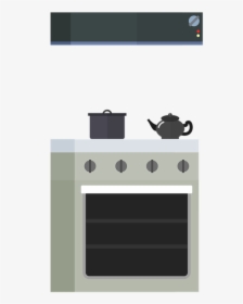 Kitchen, Stove, Oven, Range Hood, Cook, Cooking Pot - Pixel Stove, HD Png Download, Transparent PNG