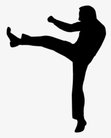 Man, Kicking, Angry, Fighting, Leg Up, Punch, Fight - Person Kicking, HD Png Download, Transparent PNG