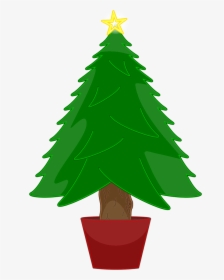 Christmas Tree Not Decorated Cartoon Clipart , Png - Transparent Background Christmas Trees Clipart, Png Download, Transparent PNG