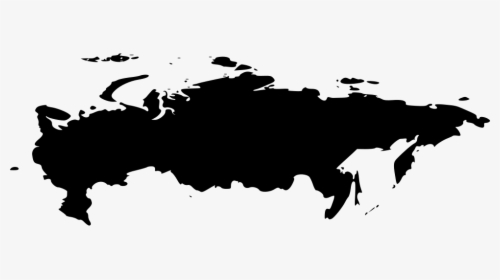 Russia - Russia Map Black, HD Png Download, Transparent PNG