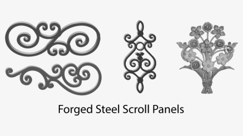 Ornamental Wrought Iron Scrolls, HD Png Download, Transparent PNG