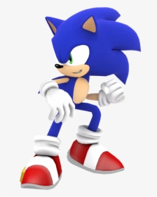 Sonic Fighting Pose - Sonic The Hedgehog Fighting Pose, HD Png Download, Transparent PNG