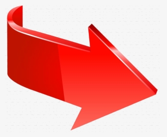 Red Arrow Right Transparent Background Png - Transparent Background Red Arrow Clip Art, Png Download, Transparent PNG