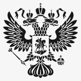 Coat Of Arms Russian Black And White, HD Png Download, Transparent PNG