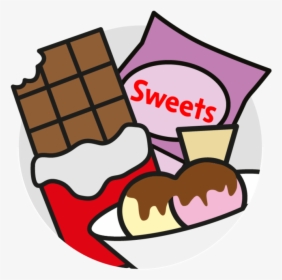 Food Clipart Nourriture - Sweets And Chocolate Cartoon, HD Png Download, Transparent PNG